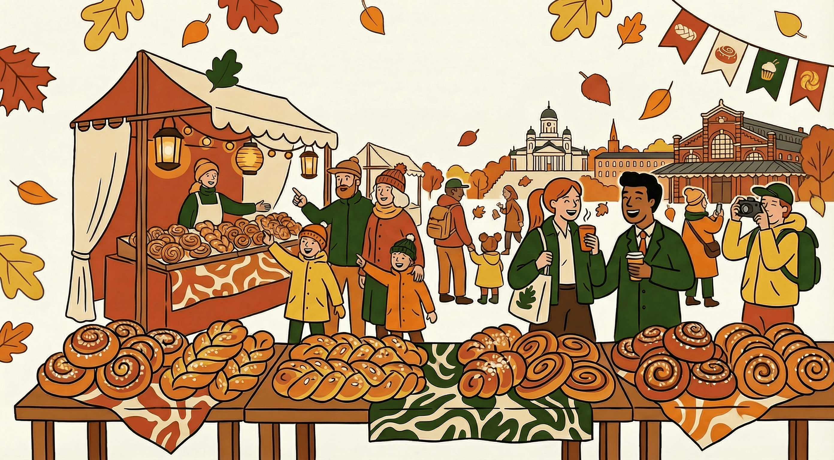 Pullafestivaalin juhlatunnelma